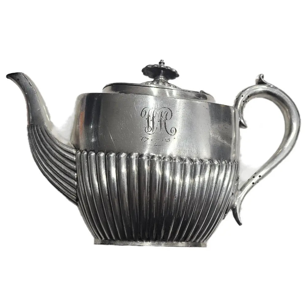 Antique Silver Plated Teapot by Walker & Hall (Sheffield, 1917)