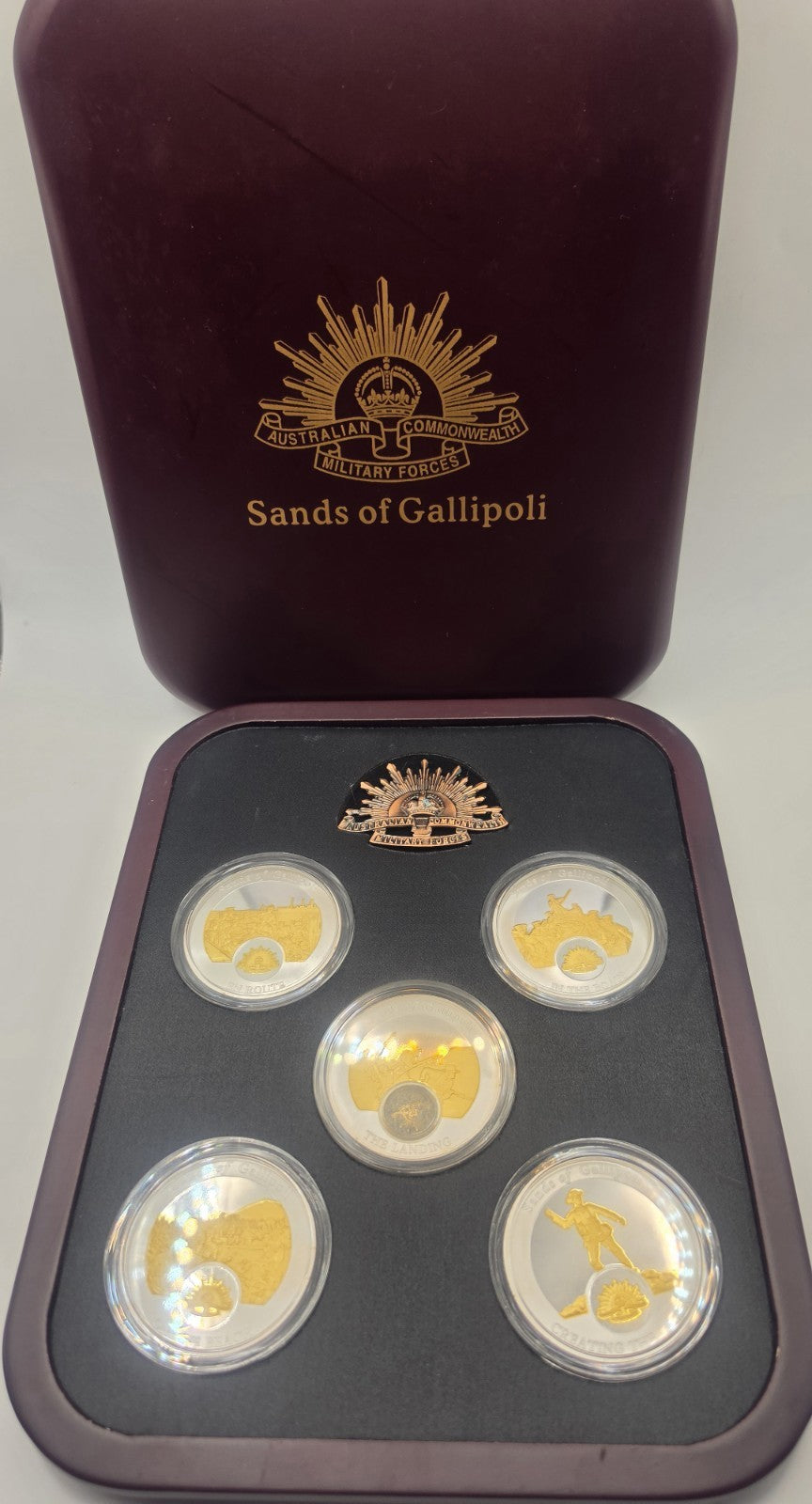 Sands of Gallipoli Creating the Legend Collection Limited Edition Medallions