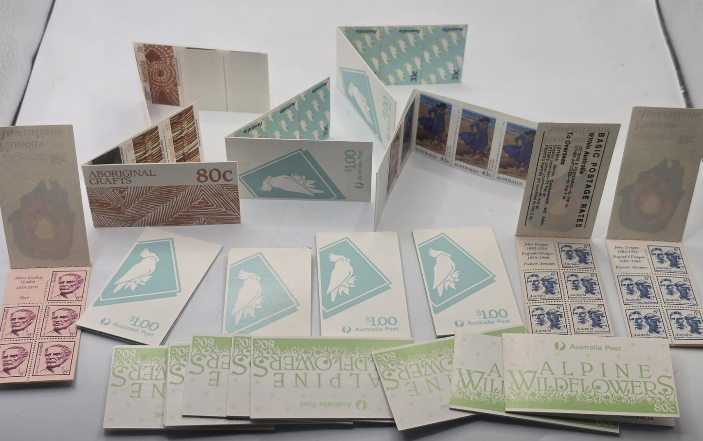 Australia Post Vintage Stamp Booklet CollectionTin Lot