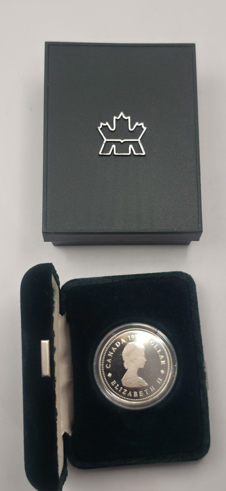 1984 Canada Jacques Cartier Commemorative Silver Dollar Proof Coin Set