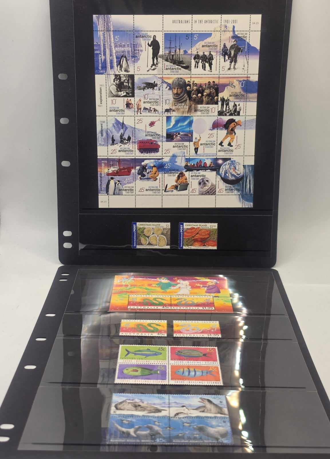 The Australian Territories Collection 2001 Stamp Folder – Australian Antarctic