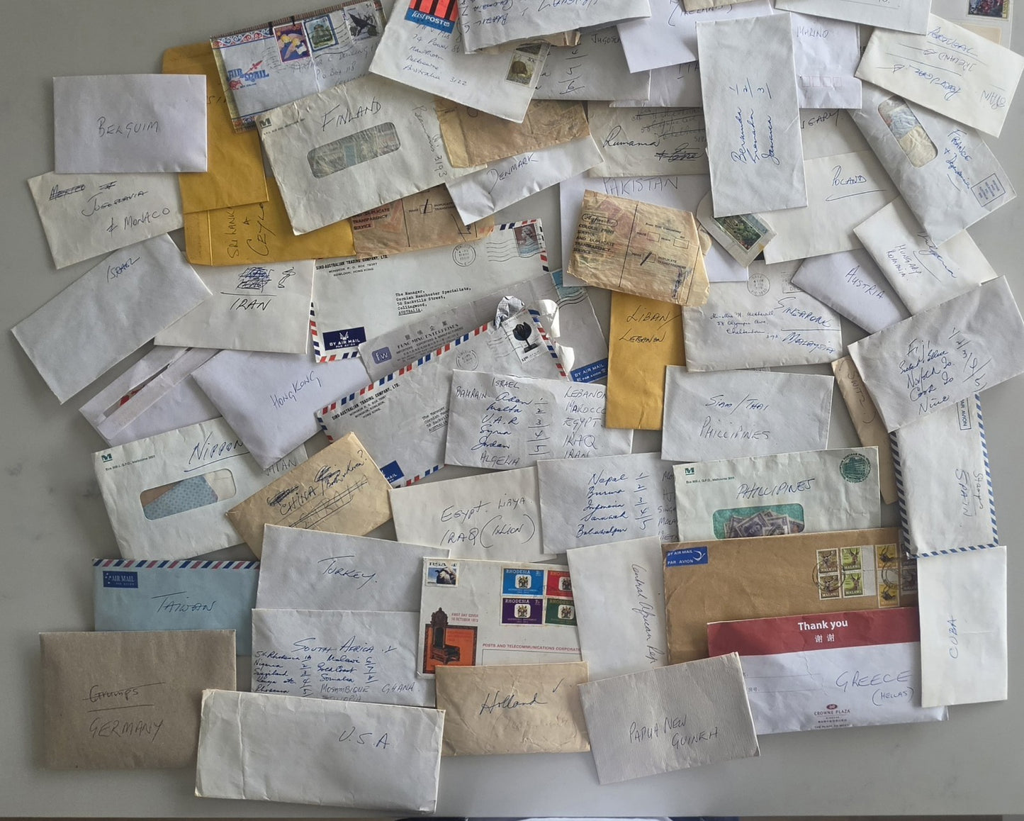 Vintage Worldwide Off & on-Paper Used Stamps Lot - Mixed Cover & Kiloware Box