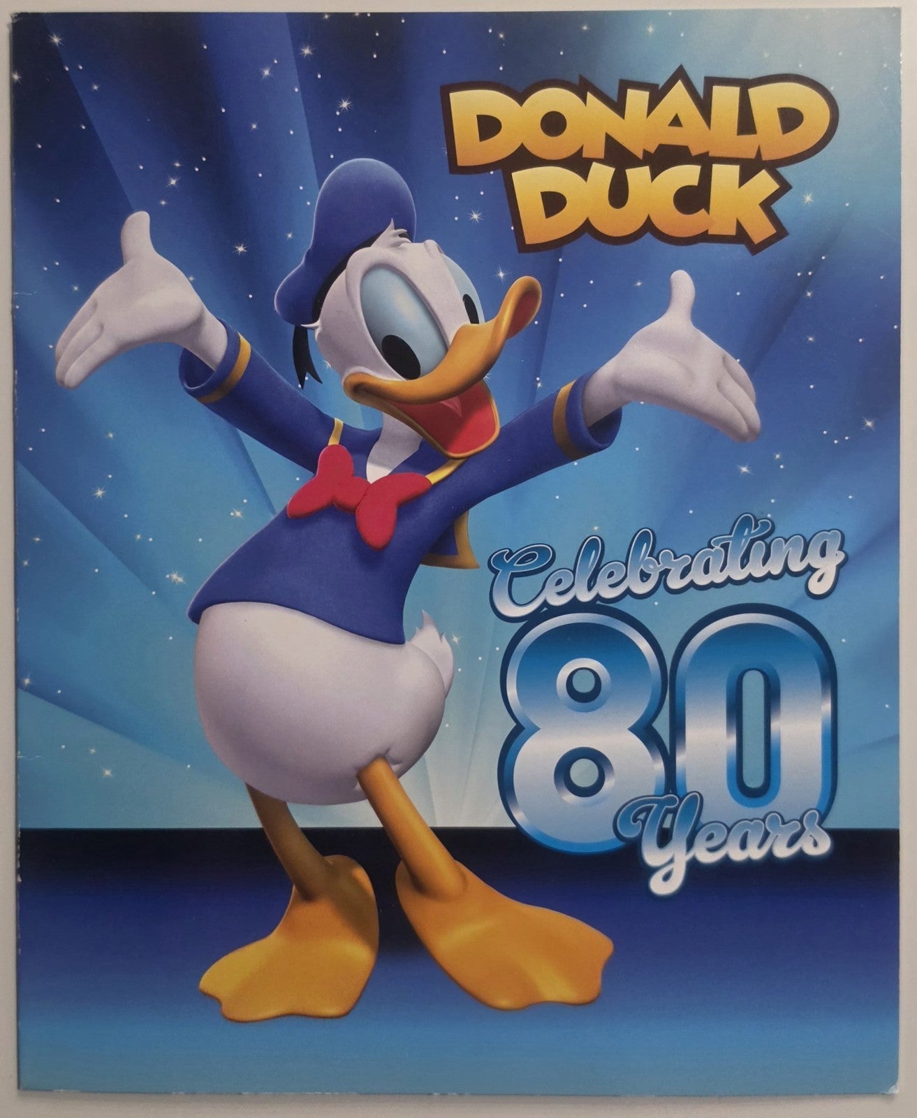 Australia Post 2014 Disney Donald Duck 80th Anniversary Stamp Pack Complete
