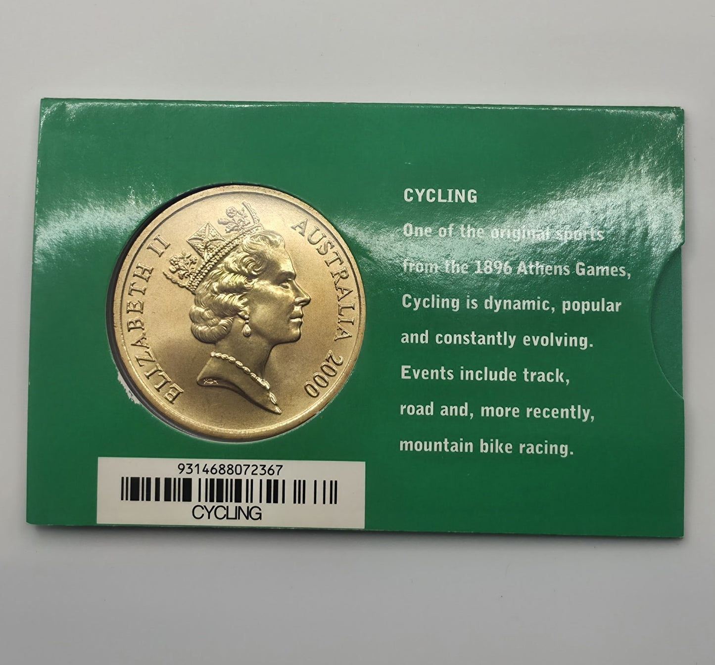 Sydney 2000 Olympic Coin Collection $5 Football Soccer Coin 25 of 28 Carded RAM