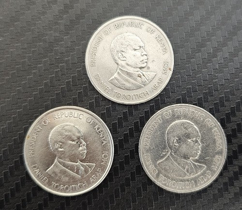 1 SHILLING 1980-1989-1994 KENYA Coin