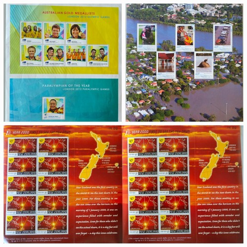 Collectable Sheets Of Australia And New Zealand stamps #0118