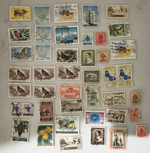 Collection Of International Arabic Liban stamps. #1225