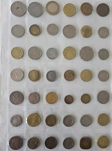 42 PC's of International Coins