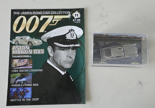 James Bond Die Cast Car Collection Scale 1:43 Including Magazines-#11 Aston Mart