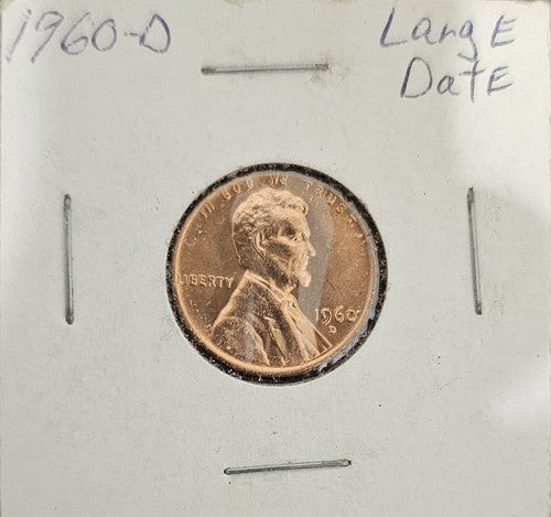 USA - 1960D - Lincoln - Memorial - Large Date - Low Mintage