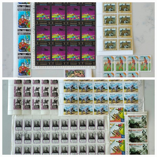 Collectable Sheets Of International stamps #0118