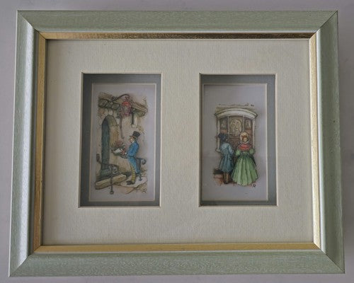3-Dimensional Framed Art Piece - 'The Proposal' Anton Peck 2001