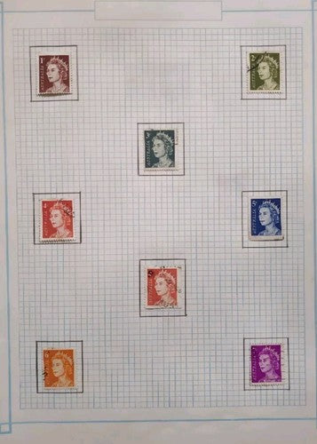 Collection of 84 Pages Australia stamps #1221-2