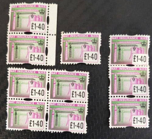 10 PC's 1.4 UK Insurance STAMP