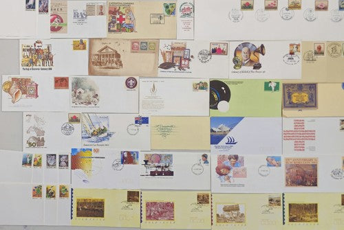Vintage 40 PC's Sheet Australia First Day stamps #1224-6
