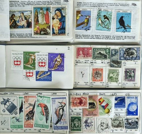 Booklet Of International stamps. #1225-42