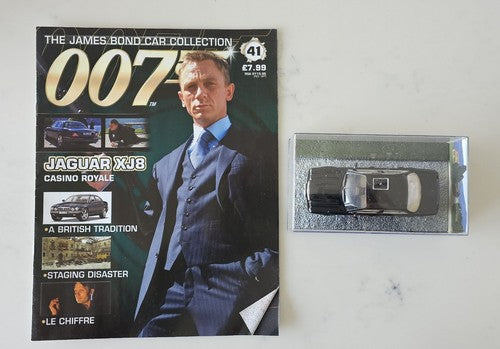 James Bond Die Cast Car Collection Scale 1:43 Including Magazines-NO: 41 Jaguar
