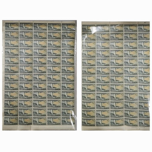 Vintage Collection Valuable New Zealand Sheets Mint 100 stamps #0120