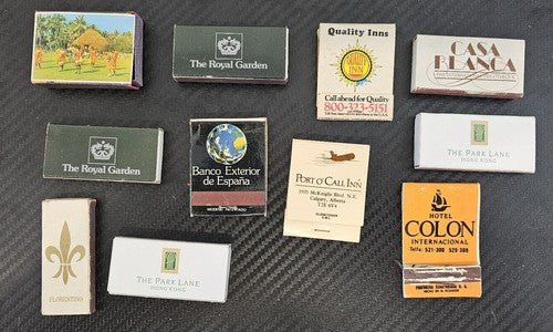 Collection vintage Int. Used & New Matches And Match Books #S1028