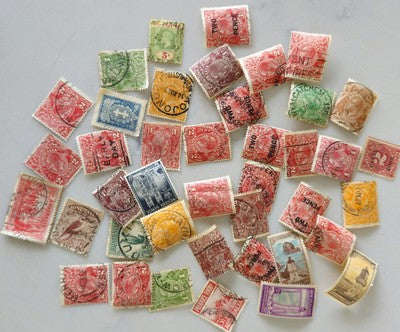 Vintage Collection of Used Australia Stamps#0420