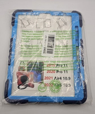 Shockproof Heavy Duty iPad Case with Kickstand for Pro 11, Air 4, and Air 5