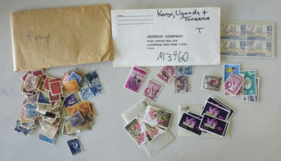 Vintage International Portugal Kenya, Tanzania And Uganda Stamps #0420