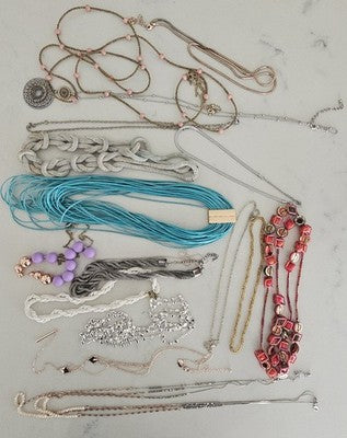 Bulk Lot Mixed Vintage & Modern Costume Jewelry - Necklaces