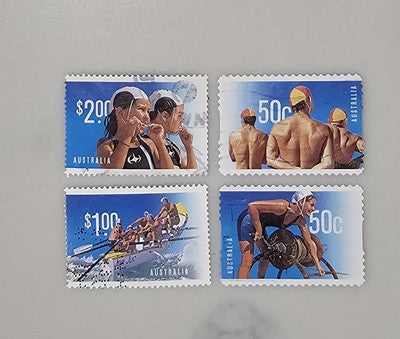Australian 2007 Surf Lifesaving, set of 4 Used Stamps #0518