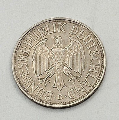 Germany 1968-D - One 1 Deutsche
