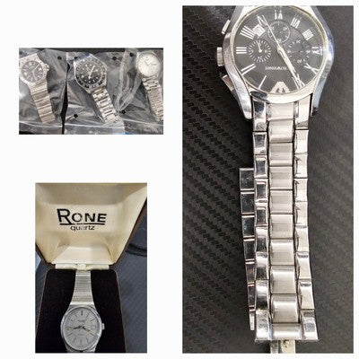 Men's Assorted Watches Quartz Rotary SPARES/REPAIRS x 5