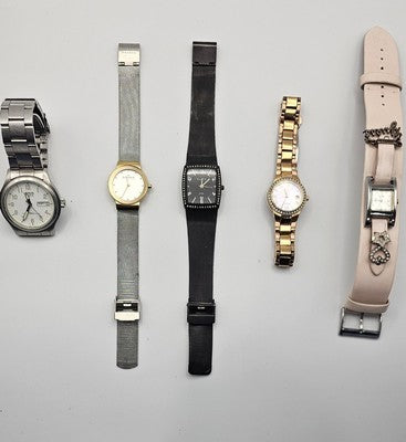 5x Women's Watches Guess, Citizen, Elite, Skagen, Lorus MOSTLY Working