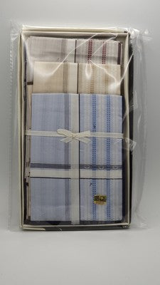 Panda 100% Cotton Handkerchiefs - Assorted Colors & Patterns Men - Set of 12
