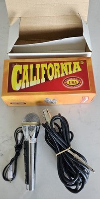 California Electronics PRO-468K Professional High Output Wired Microphone & Cabl