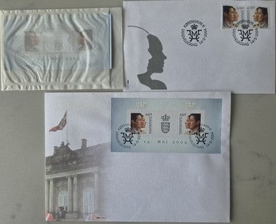 Royal Wedding Denmark 2004 FDC Collection Crown Prince Frederik & Mary Donaldson
