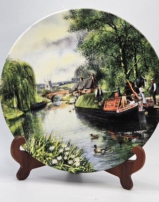 Royal Doulton Terry Harrison Roses and Castles Collector Plate Bradford Exchange