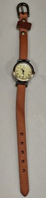 Vintage Boho Leather Strap Women's Quartz Watch - Roman Numerals - JQ Brand