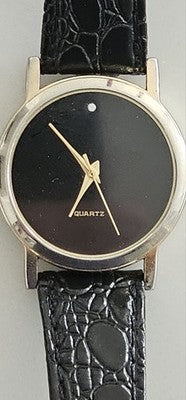 Vintage Jules Jurgensen Genuine Diamond Quartz Men's Watch - Japan Movt Working