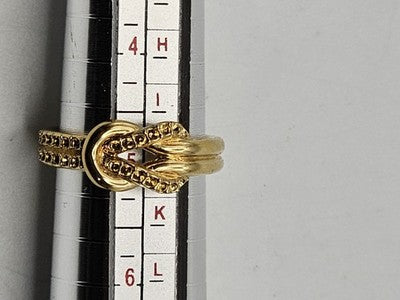 RARE Vintage DS & Co DANIEL SWAROVSKI Red Crystal Gold Tone Christmas Brooch