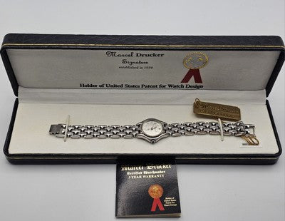 Marcel Drucker Signature Women's Watch – In Original Box – Quartz – Working