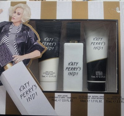 Katy Perry's Indi 3-Piece Fragrance Gift Set - 50ml EDP, Body Lotion & Shower Ge