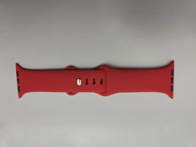 Silicone Wristband Strap BAND for Apple Watch 42/44/45/49mm - Red