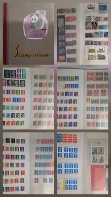 24 Full Pages United Kingdom's Stamps Mostly Mint