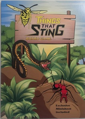 Australia Post 2015 Things That Sting Board Game Stamp Pack Complete