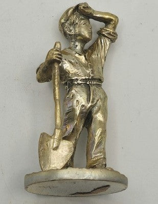 English Miniatures FINE ART SCULPTURE - Standing Labourer / Gardener Figurine