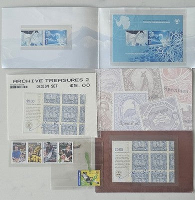 Australia Post Stamp Collection Lot - Archive Treasures, Coinage, Rugby League