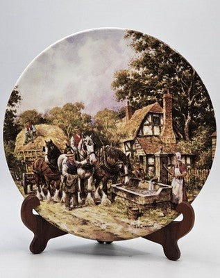 Royal Doulton ‘At the Water Trough’ by John Chapman Collector Plate