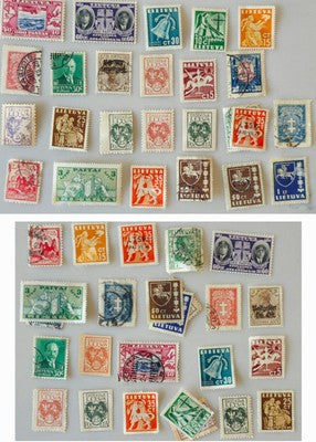 Vintage Collection of International Lithuania Stamps #0420