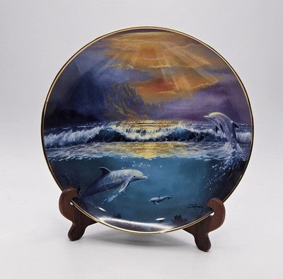 Vintage Franklin Mint Delmary 'Legend of the Dolphin' Collector Plate #AA2145
