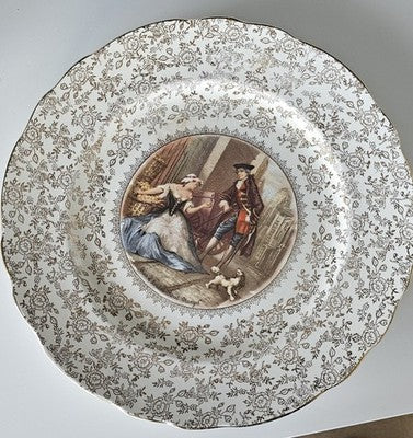Vintage James Kent Old Foley 'Old Billingsgate' Plate 8224 Vintage 31cm