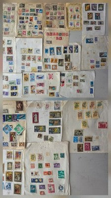 Large Lot of Vintage Hungarian & Worldwide Stamps - Thematic Collection